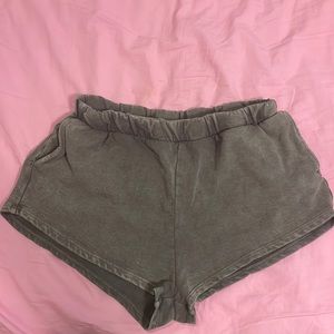 F21 Charcoal Gray Booty Shorts